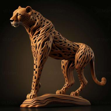 3D model Cheetah (STL)